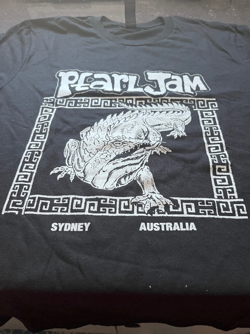 Pearl Jam Sydney, AU Tour T-Shirt – November 21 & 22, 2024 - Men's Small – Black